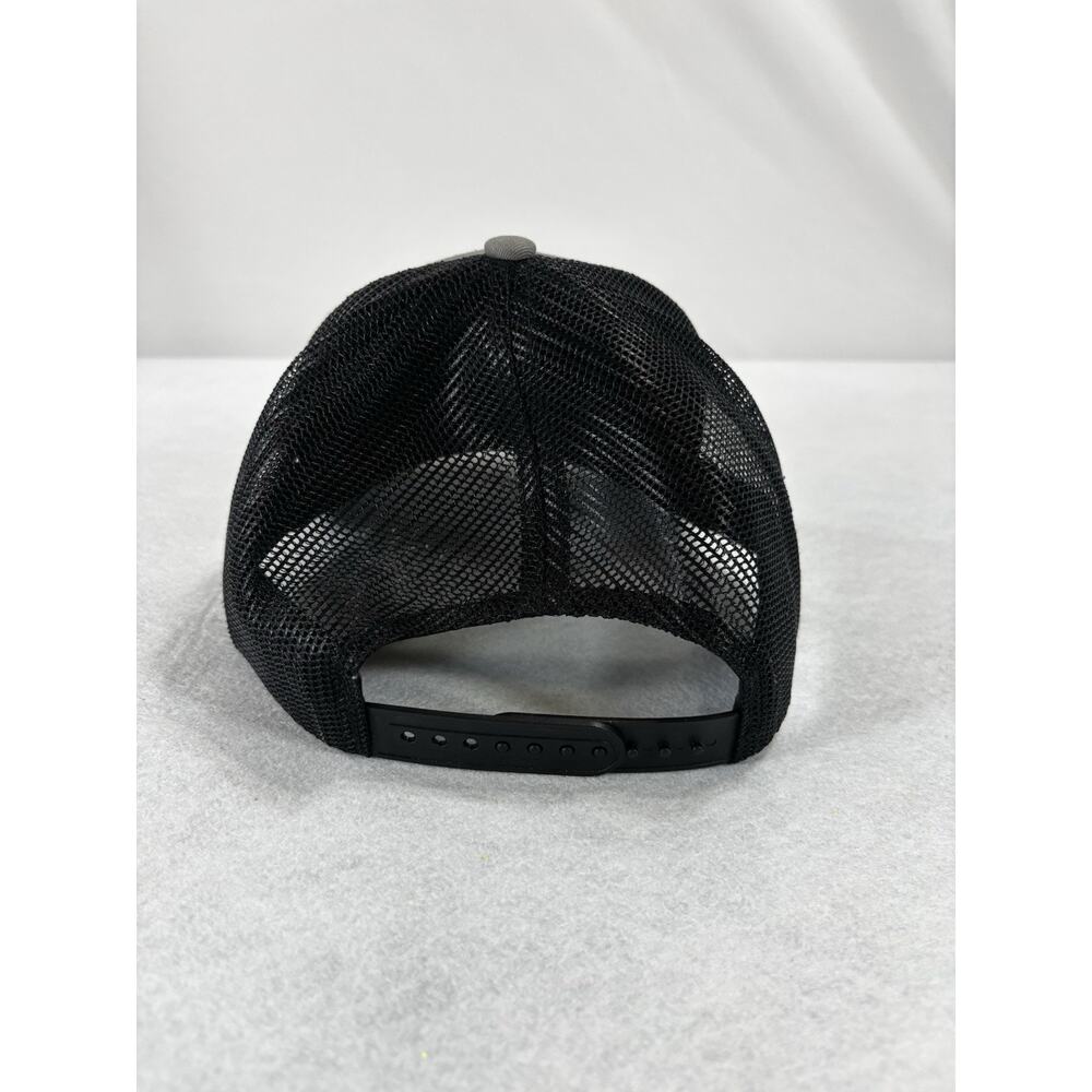 Whole Hog Cafe Hat Mesh Trucker Snapback Black Grey Dadcore - Picture 3 of 6